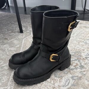 Authentic Versace Moto Boots